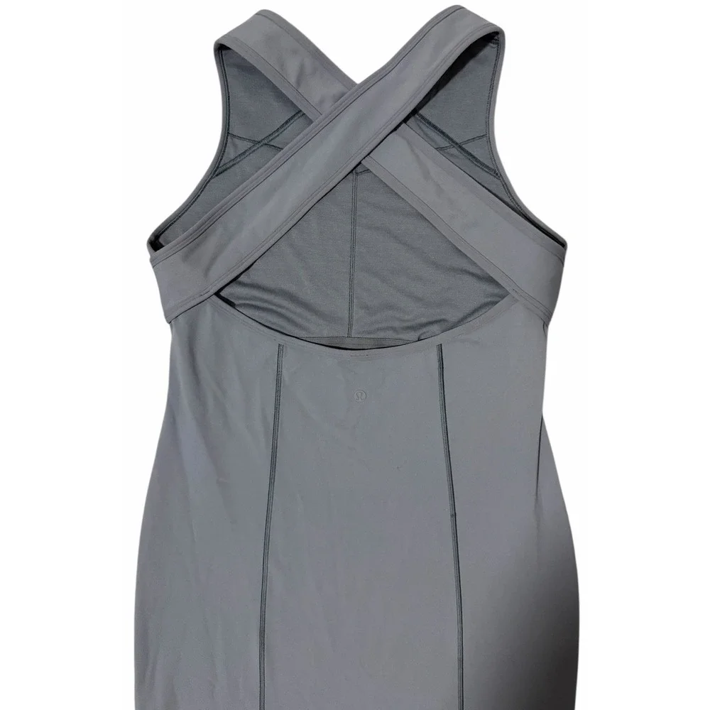 Lululemon Picnic Play Midi Bodycon Dress Steam Blue Women's‎ Size 12
